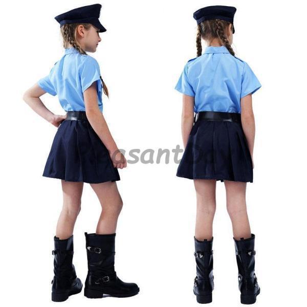 子供衣装子供 女の子 ポリスマン ポリスウーマン  衣装 警察官 キッズ  幼稚園衣装  コスチュー...