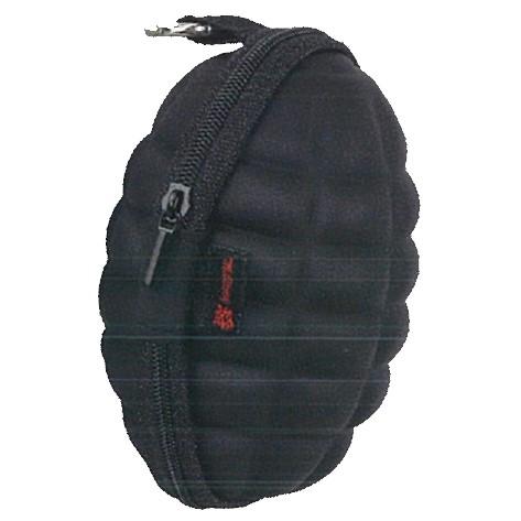 キー＆コインケース 手榴弾型 ブラック 黒 カラビナ付き ACE008 自衛隊グッズ 財布・コインケ...