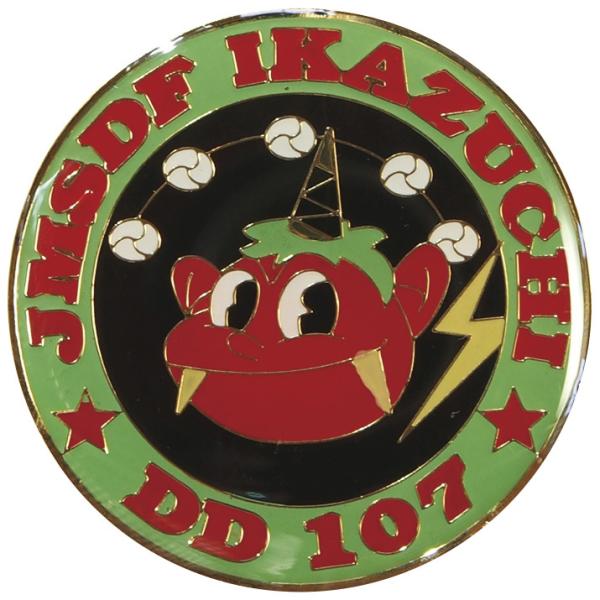 ピンバッチ 海上自衛隊 護衛艦いかづち DD-107(トマト) ACP106-017 海自 自衛隊グ...