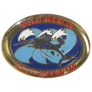 ピンバッチ 海上自衛隊 護衛艦まきなみ DD-112 ACP106-082 海自 自衛隊グッズ アク...