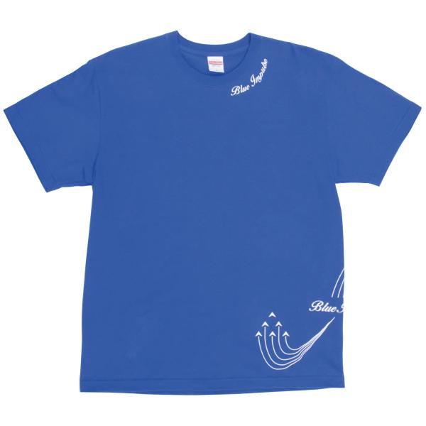 Tシャツ 航空自衛隊 ブルーインパルス ローリング(ブルー) 半袖 コットン(サイズ:S/M/L/L...