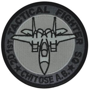 パッチ 航空自衛隊 飛行教導群 アグレッサー ドクロ サブデュードVer