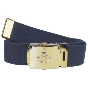 GIベルト 海上自衛隊 銀バックル 黒 シンボル 桜イカリマーク 錨