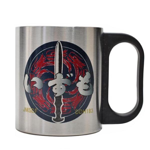 ステンレスマグカップ 海上自衛隊 護衛艦いずも DDH-183 ZAS062 海自 自衛隊グッズ 食...