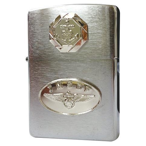 ZIPPOライター 海上自衛隊 航空き章 ウイングマーク シルバー ZAZ004 海自 ジッポー 自...