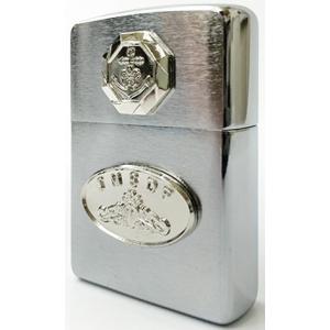 ZIPPOライター 海上自衛隊 潜水艦き章 ドルフィンマーク シルバー