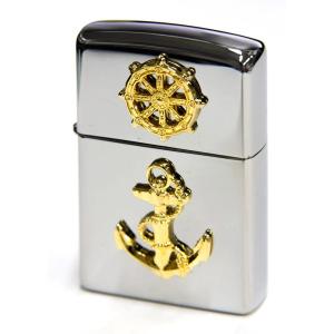 ZIPPOライター 海上自衛隊 潜水艦き章 ドルフィンマーク シルバー