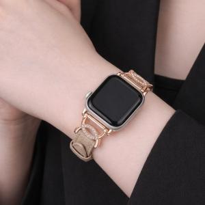 アップルウォッチ バンド レザー 革 レディー...の詳細画像1