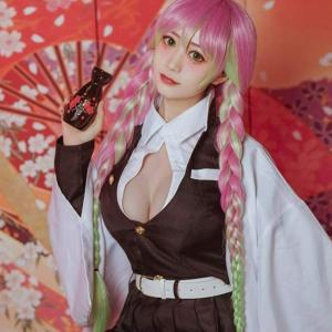 鬼滅の刃 コスプレ 甘露寺蜜璃 伊黒小芭内 か...の詳細画像5