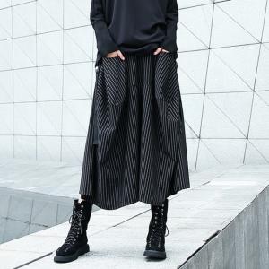 ワイドパンツ レディース 袴パンツ スカート風...の詳細画像3