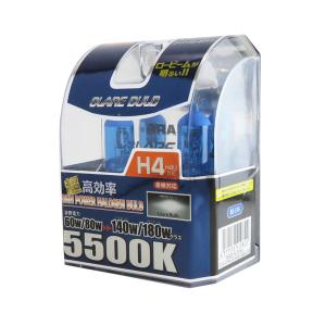 明るいハイワッテージ極太バルブH4 Hi/Lo 5500Kホワイト光