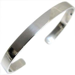 メンズバングル シンプル プラチナ ブレスレット バングル クリスマス ポイント消化