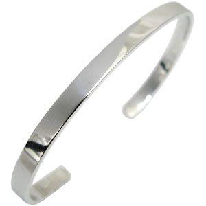 バングル シンプル プラチナ メンズバングル ブレスレット クリスマス ポイント消化