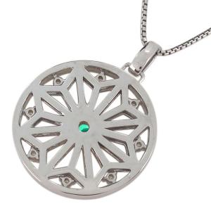ネックレス 18金 メンズ 天然石 エメラルド...の詳細画像3