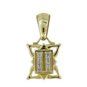18金 キリスト クロス 40mm×27mm 十字架 ゴールド ペンダントトップ