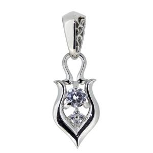 CHROME HEARTS（クロムハーツ） CH PLUS STUD WITH DIAMOND CH プラス