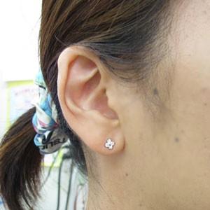 無料配達 クロス メンズピアス 十字架 ピアス ダイヤモンド ピアス 18金 男の子向けプレゼント集結