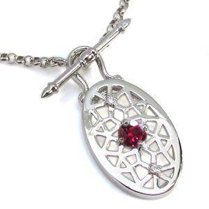 ネックレス ネックレス ペンダント クリスマス ファッション プレジュール ポイント消化 プラチナ ペンダント ルビー メンズ Mpn 0257 7 Pt Plejour