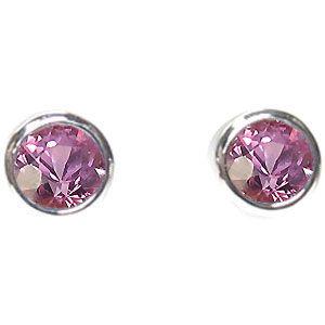 ピンクサファイアピアス K10 一粒 サファイア メンズ ピアス Prayatnonline Org