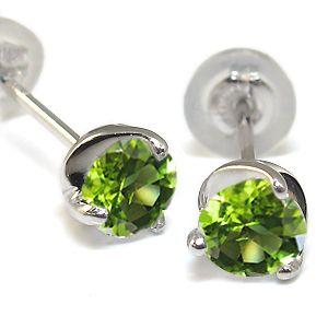 一粒 ペリドット ピアス メンズ シンプル ペリドットピアス 18金 Www Legheleggere Com