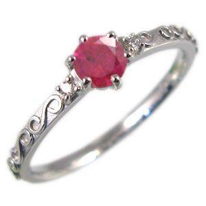 pt900 シンプル ルビー リング 指輪 クリスマス ポイント消化