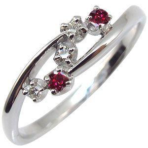 プラチナ リング 指輪 ルビー リング クリスマス ポイント消化