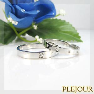 ペアリング マリッジリング K18WG 結婚指輪