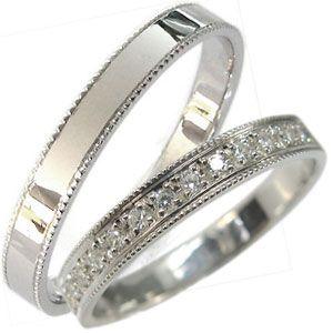 結婚指輪 マリッジリング K18ゴールド ダイヤモンドリング