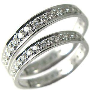 ダイヤモンド エタニティー マリッジリング ペアリング K18 結婚指輪