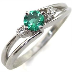 K10 エメラルド 指輪 一粒 シンプル エメラルド リング Spabri Com