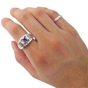 アメジストリングメンズ18金指輪リングトライバルリング18金 Mpr 0319 2 K18 Plejour メンズ プレジュール