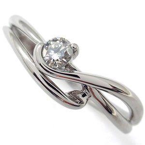 エンゲージリング エレガント ダイヤモンドリング 婚約指輪