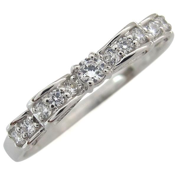 指輪 レディース ダイヤモンド リング ダイヤモンドリング リボンリング ピンキーリング