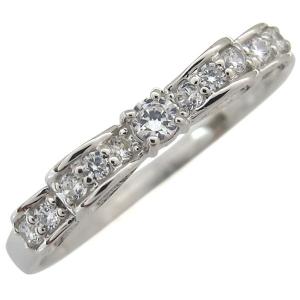 見積商品) リボン 指輪 10金 K10PG/WG ピンクゴールド/ホワイト