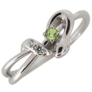 指輪 ペリドット プラチナ リング 8月誕生石 P-1.324ct PT900 12号