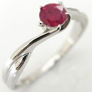 k18 ルビー 一粒 リング 指輪 18金 シンプル : PLEJOUR (プレジュール