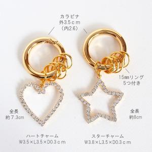 キーリング レディース おしゃれ スワロフスキ...の詳細画像5
