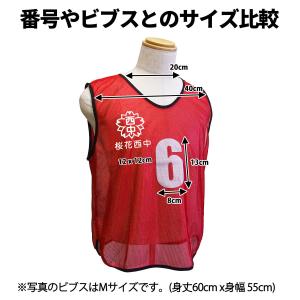 ビブス プリントサービス ビブス代別途 12c...の詳細画像1