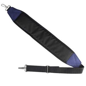 ゴルフバッグショルダーベルト ストラップ 肩掛けひも キャディバッグ専用 フック二つ付き カラビナ バックル 携帯便利 超軽量 ブラック