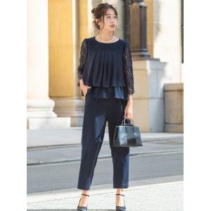 パンツドレス セレモニー パンツスタイル 結婚式 二次会 親族 卒業式 卒園式 入学式 七五三 母 ...