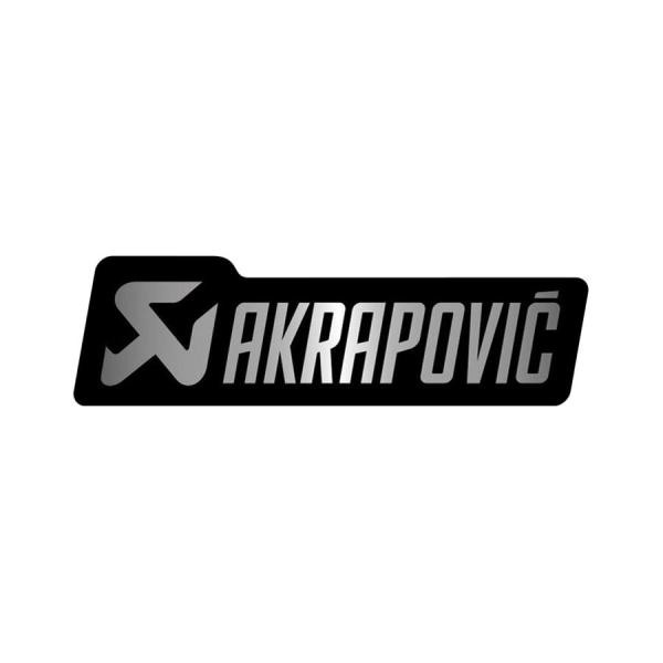 AKRAPOVIC (アクラポビッチ) 耐熱サイレンサーステッカー 135x40mm NEWロゴ　ブ...