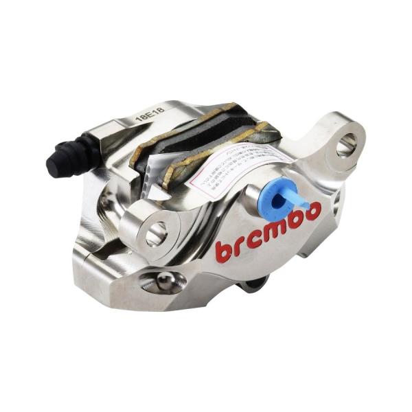 brembo (ブレンボ) GP2-SS CNC 2P リアキャリパー ニッケルコーティング レッド...