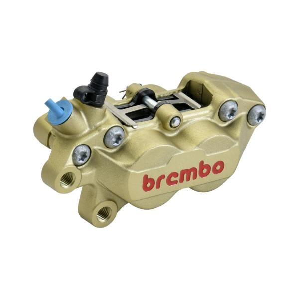 brembo (ブレンボ) P4-40R アキシャル 4P キャリパー ゴールド レッドロゴ 左 Φ...