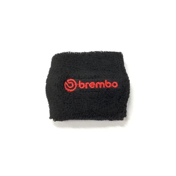 brembo (ブレンボ) オイルタンクカバー ブレーキ側 ブラック/レッドロゴ サイズ 70x70...