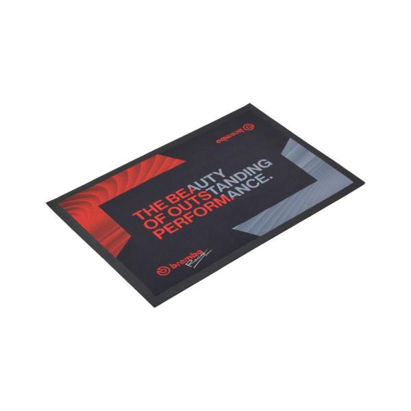 brembo (ブレンボ) カウンターマット ブラック/レッド サイズ 600 x 400mm 99...