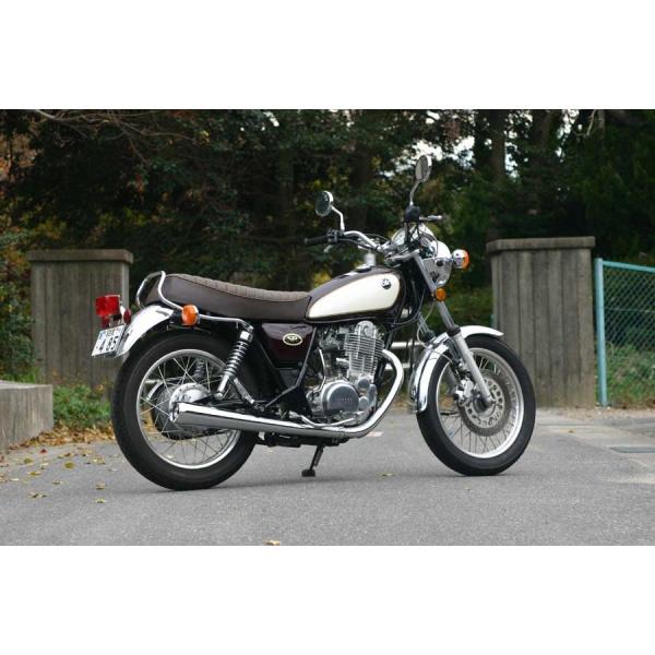 ノジマエンジニアリング ビンテージメガホン クローム スリップオンマフラー SR400 -08 NM...