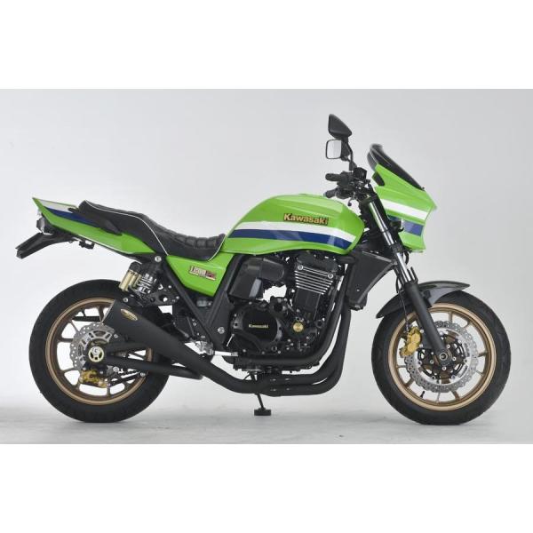 ノジマエンジニアリング メガホン フルEX 4-1SC ステンブラック ZRX1200DAEG NM...