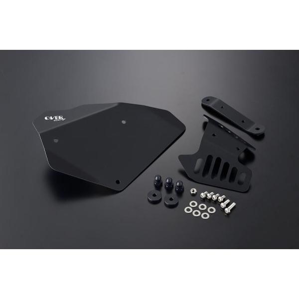 OVER RACING (オーバーレーシング) サイドカバー Type2 L側 ブラック MONKE...