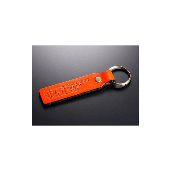 ヨシムラ レザーキーホルダー ブラウン 903-215-4100