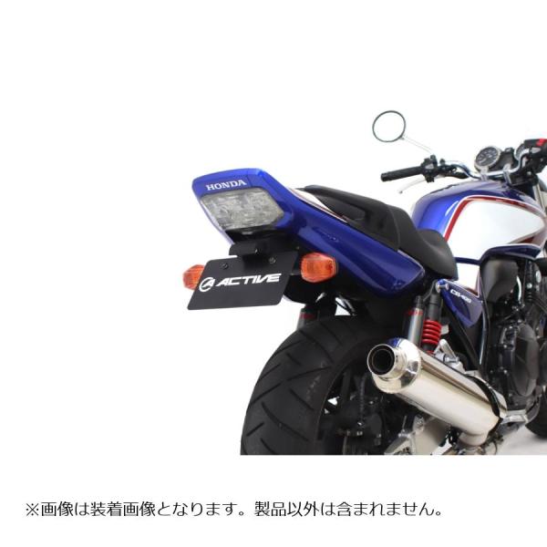 ACTIVE (アクティブ) フェンダーレスキット LEDナンバー灯付き ブラック CB400SF ...